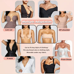 Women's Invisible Bra Nipple Cover Breast Lift Tape Push Up Strapless