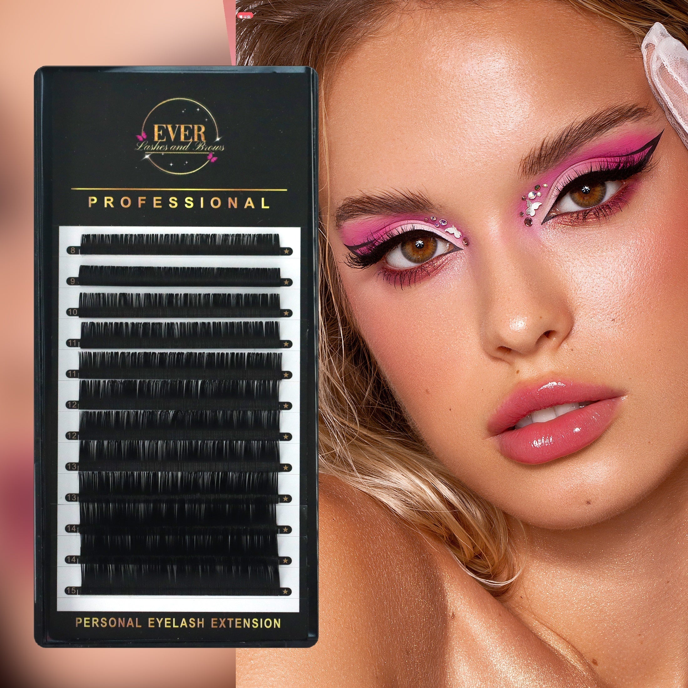 Cashmere Soft Curling Cluster Lashes 8-15mm Mix Volume CC D DD 0.05 C for Salon