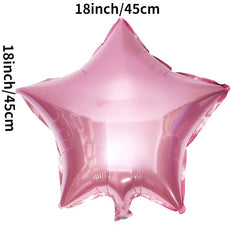 5pcs 18in Star Aluminum Film Balloon for Party Decoration
