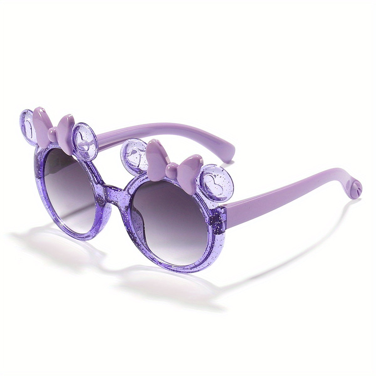 Bowknot Kids Sunglasses Round Frame Girls UV Protection