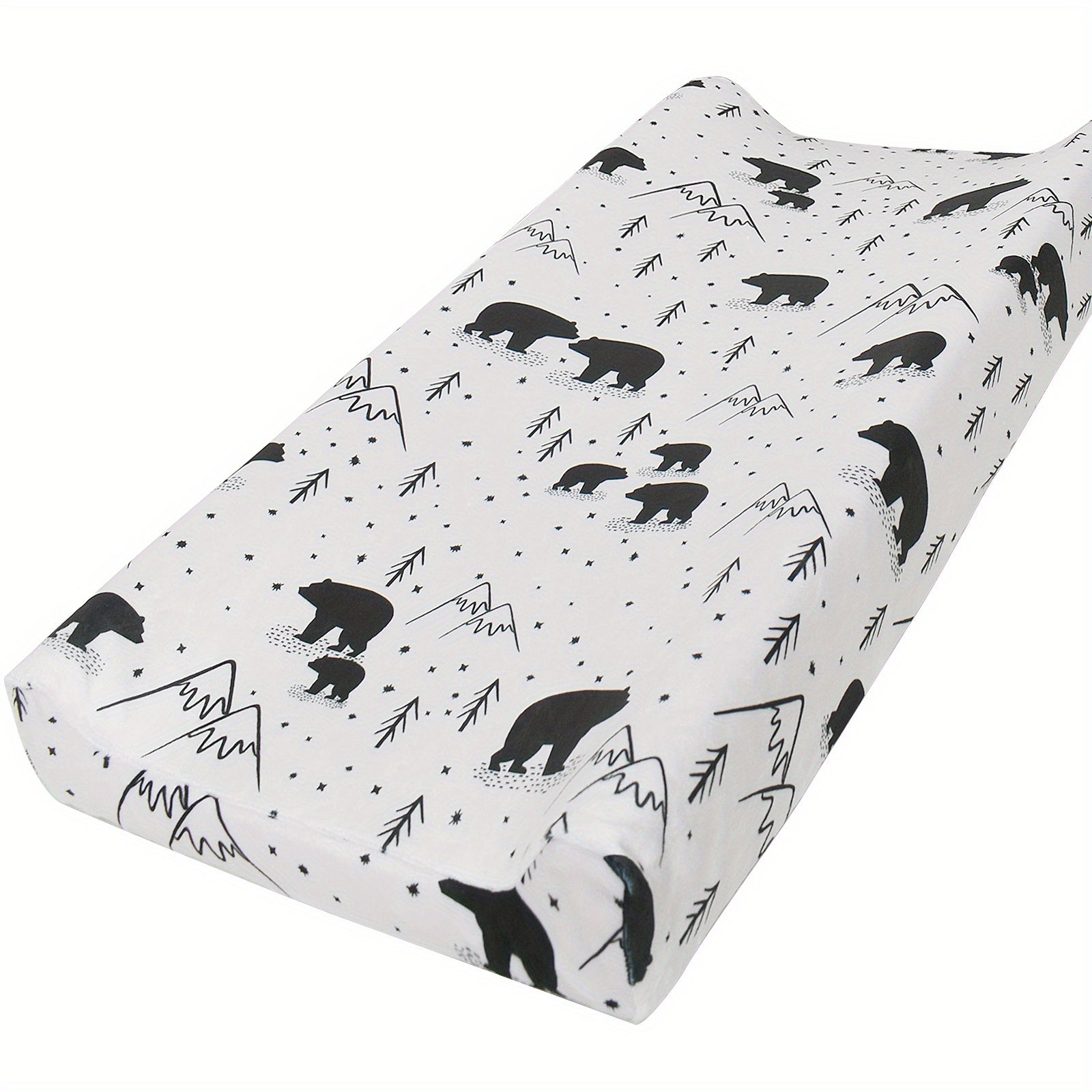Baby Fitted Sheet Soft Plush Diaper Changing Pad Cover