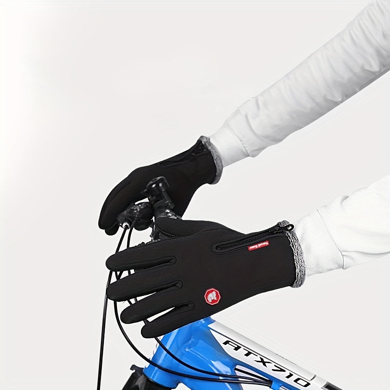 Winter Touch Screen Cycling Gloves Windproof Thick Outdoor Sports Glove