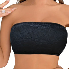 Floral Lace Strapless Bandeau Bras
