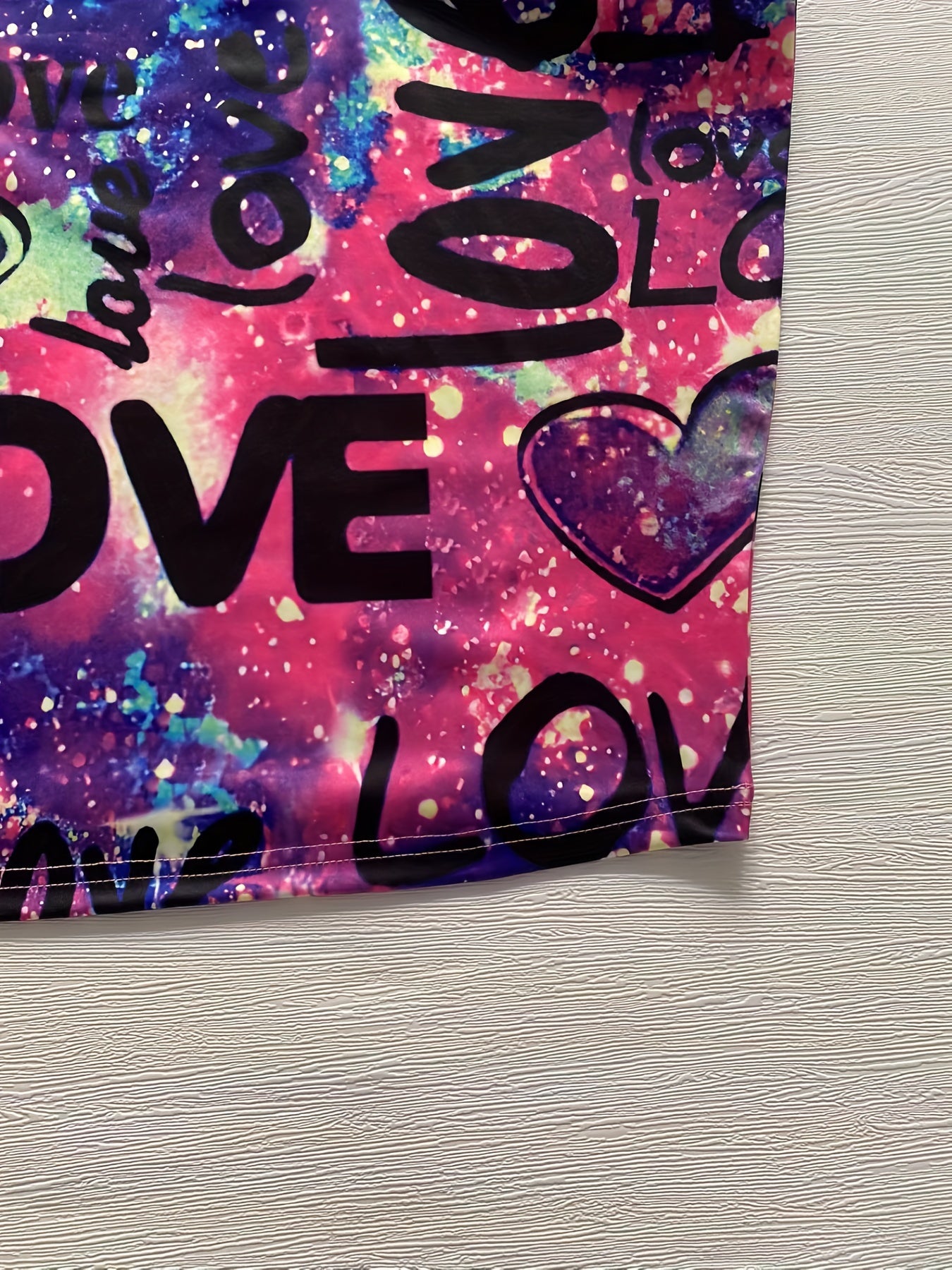 Tank Dress Women's Tie Dye Heart & Art Print Bodycon Dress