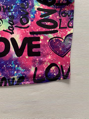 Tank Dress Women's Tie Dye Heart & Art Print Bodycon Dress