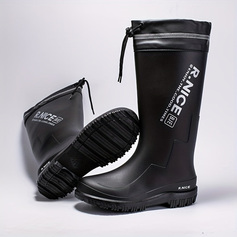 Men's Waterproof Rain Boots Lightweight Garden Shoes
