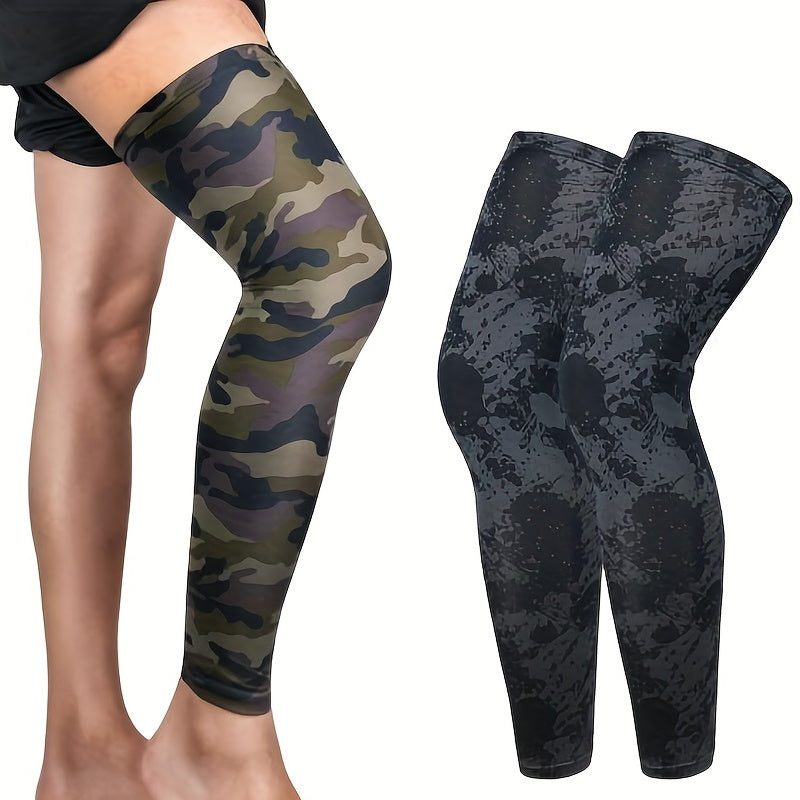 Compression Leg Sleeves Breathable Elastic Sports Knee And Leg Protection