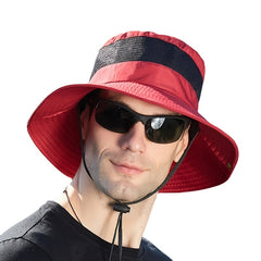 Men's Sun Hat UPF 50 Wide Brim Bucket Hat Outdoor Fishing Hiking Hats
