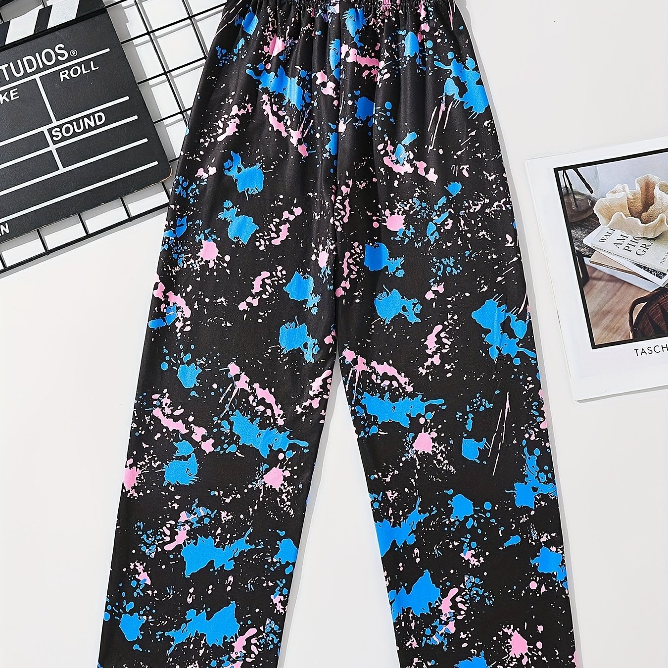 Kid's Reflective Paint Splash PJ Bottoms