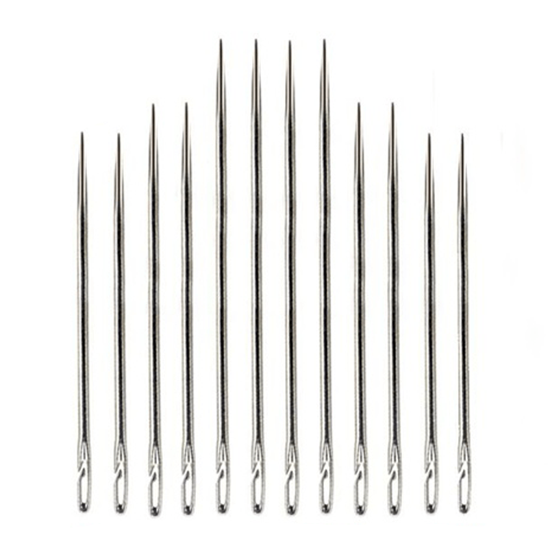 Stainless Steel Sewing Needles Set with Side Hole, Household Sewing Supplies