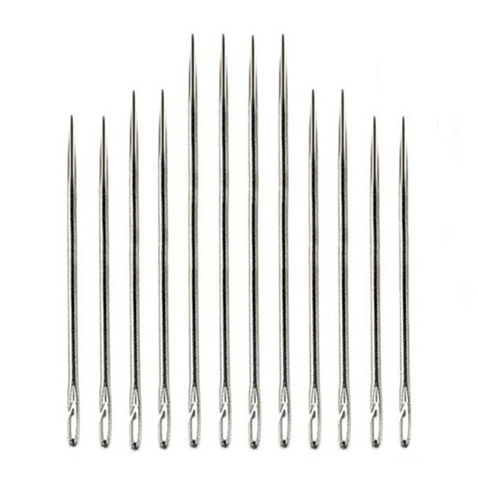 Stainless Steel Sewing Needles Set with Side Hole, Household Sewing Supplies