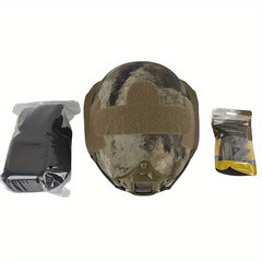 Outdoor Helmet Cover Camouflage Hole Design
