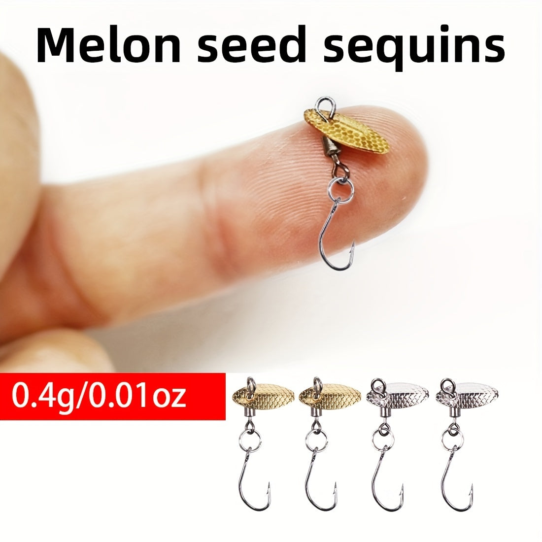 Anmuka 10pcs Carbon Steel Spinnerbait Lures Swivel Sharp Hooks Catch More Fish