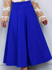Klein A line Skirt High Waist Casual Skirt Women's Clothing