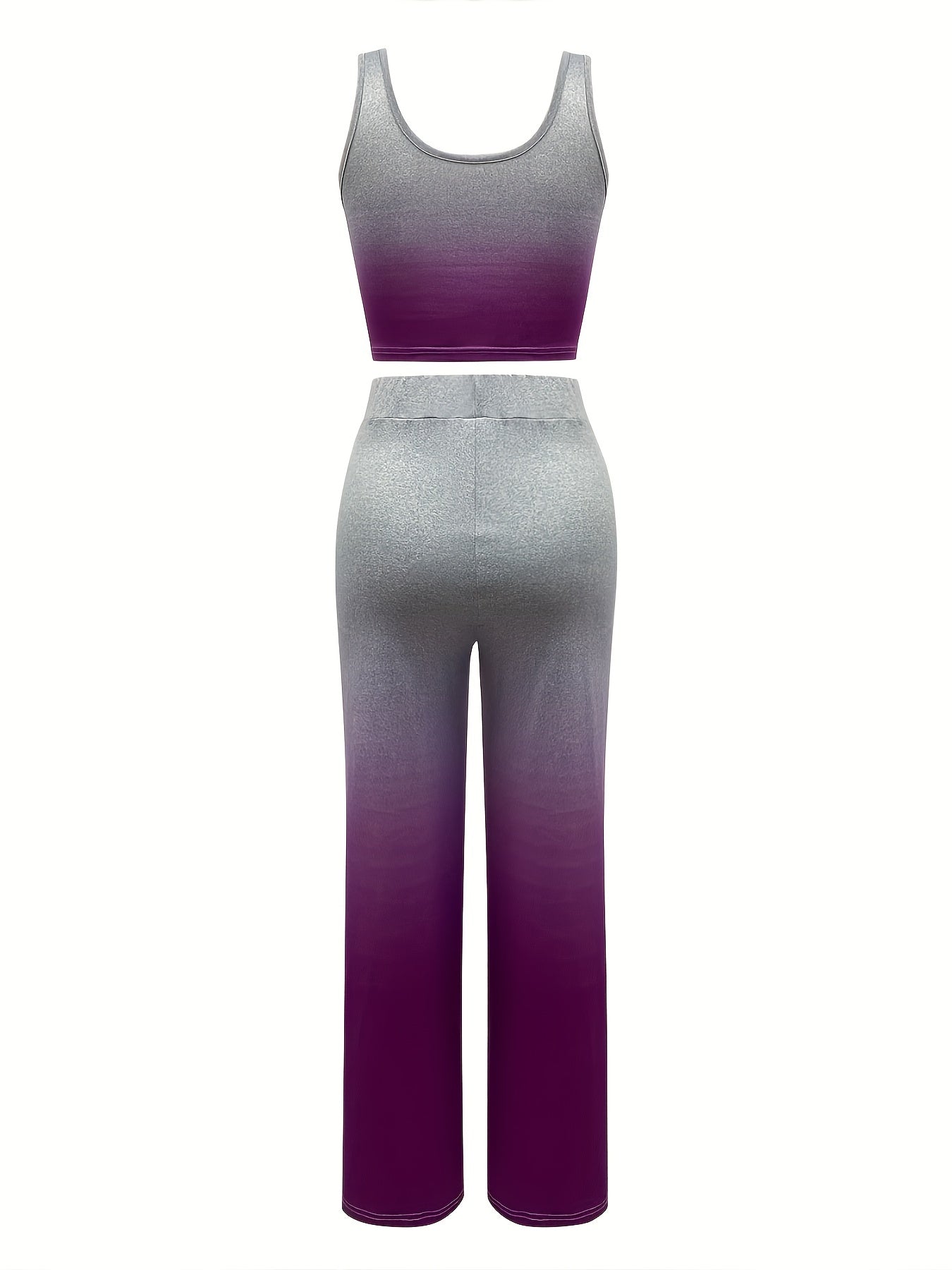 Sleeveless Tank Top & Wide Leg Pants Set for Women