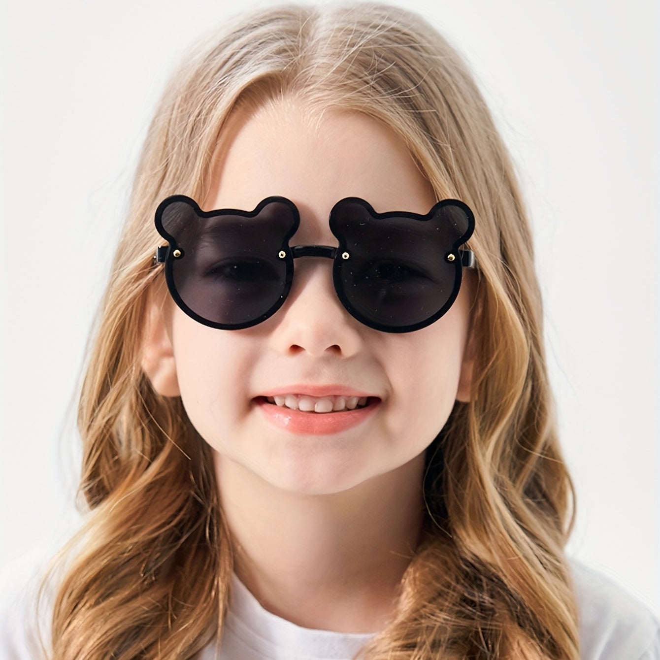 Kids Bear Shaped Sunglasses UV Protection With Box