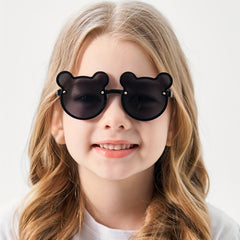 Kids Bear Shaped Sunglasses UV Protection With Box