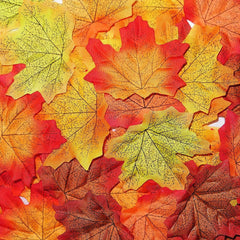 Artificial Maple Leaves Thanksgiving Leaf Wedding Party Table Decor