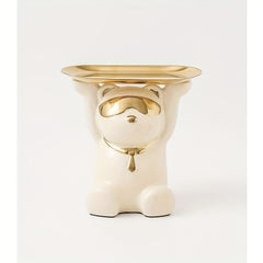 Ceramic Bear Jewelry Tray Sunglasses Bear Storage Decoration Tray