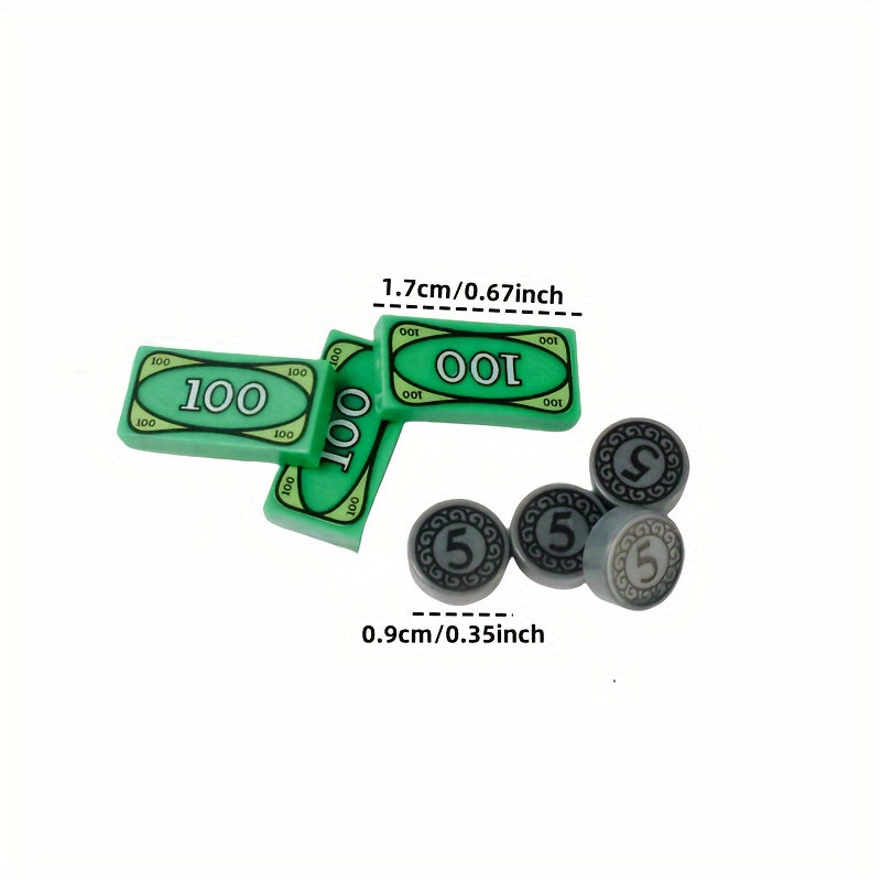 DIY Coin Money Building Blocks Creative Shopping Mall Supermarket Cashier Toy