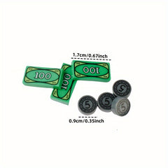 DIY Coin Money Building Blocks Creative Shopping Mall Supermarket Cashier Toy