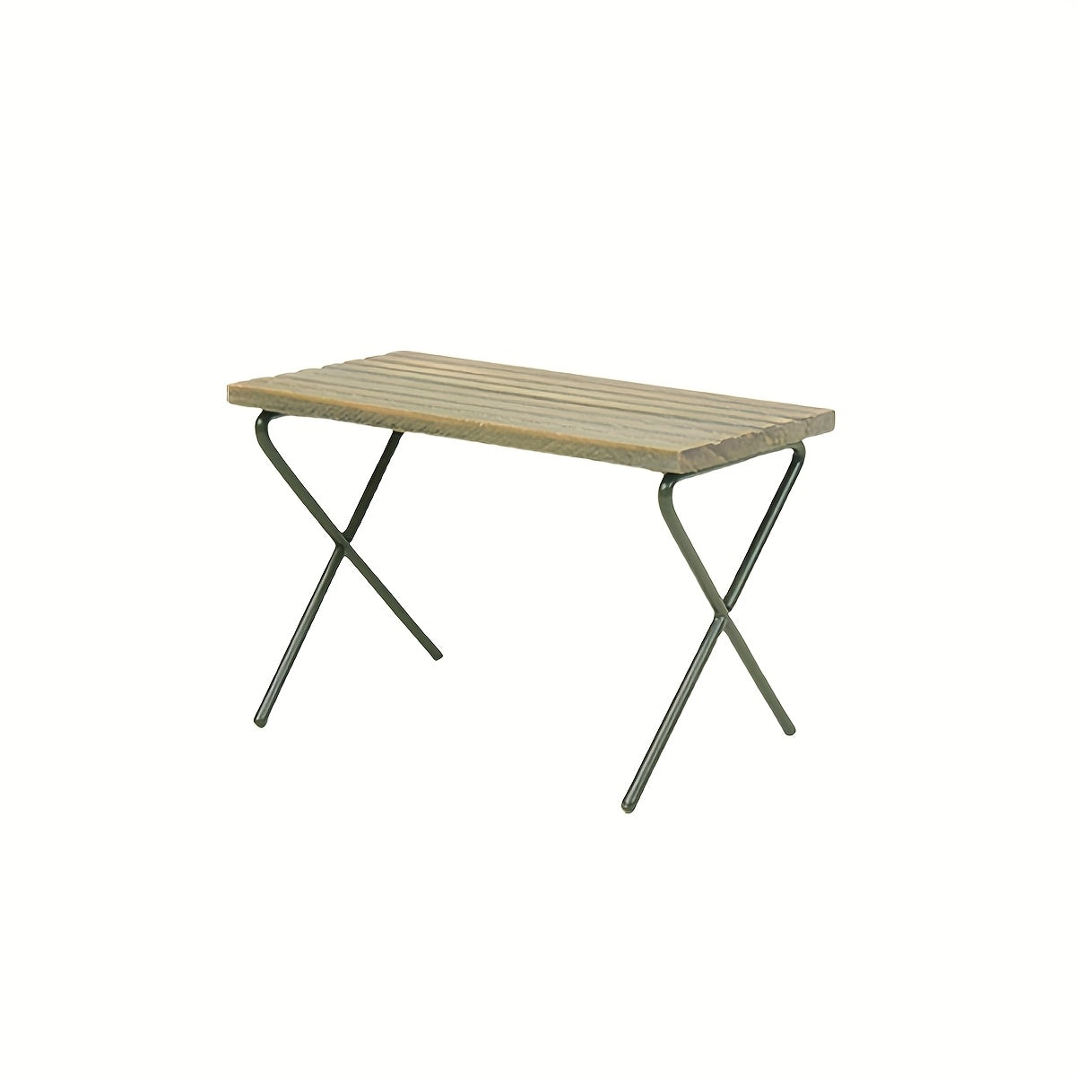 1:12 Outdoor Table & Chair Set Rustic Decor BJD Scene Figurine Summer Ornament