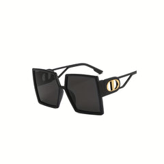Vintage Large Frame Sunglasses European American Style