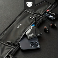 Reflective Running Waist Bag with Phone Storage and Tactical Belt