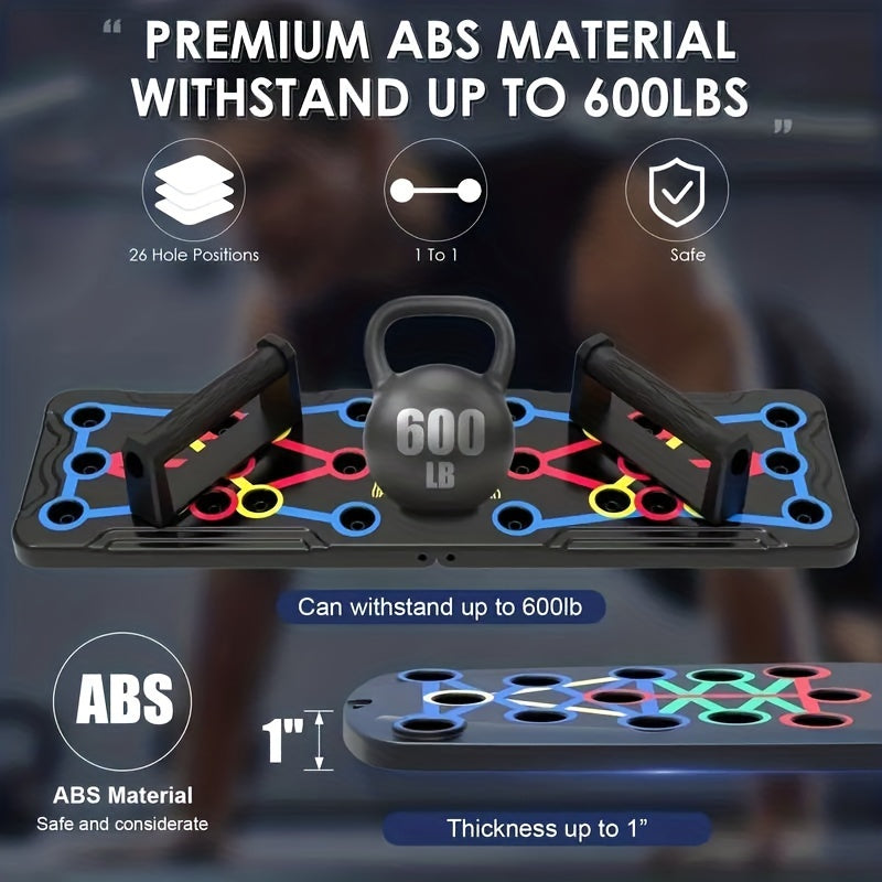 Multifunctional Push Up Board Foldable 20 In 1 Chest Muscle Exercise Equipment