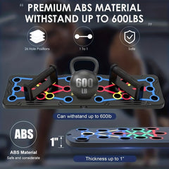 Multifunctional Push Up Board Foldable 20 In 1 Chest Muscle Exercise Equipment