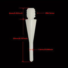 60pcs 2BA Pom Plastic Dart Tip Soft Dart Tips Replacement