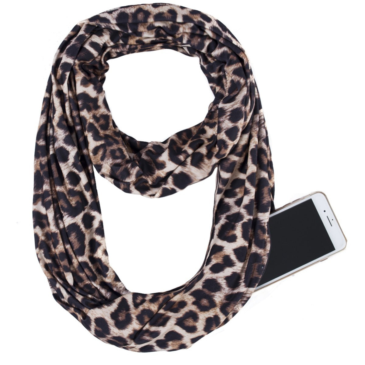 Soft Multicolor Infinity Scarf Light Weight Solid Colors Infinity Scarf