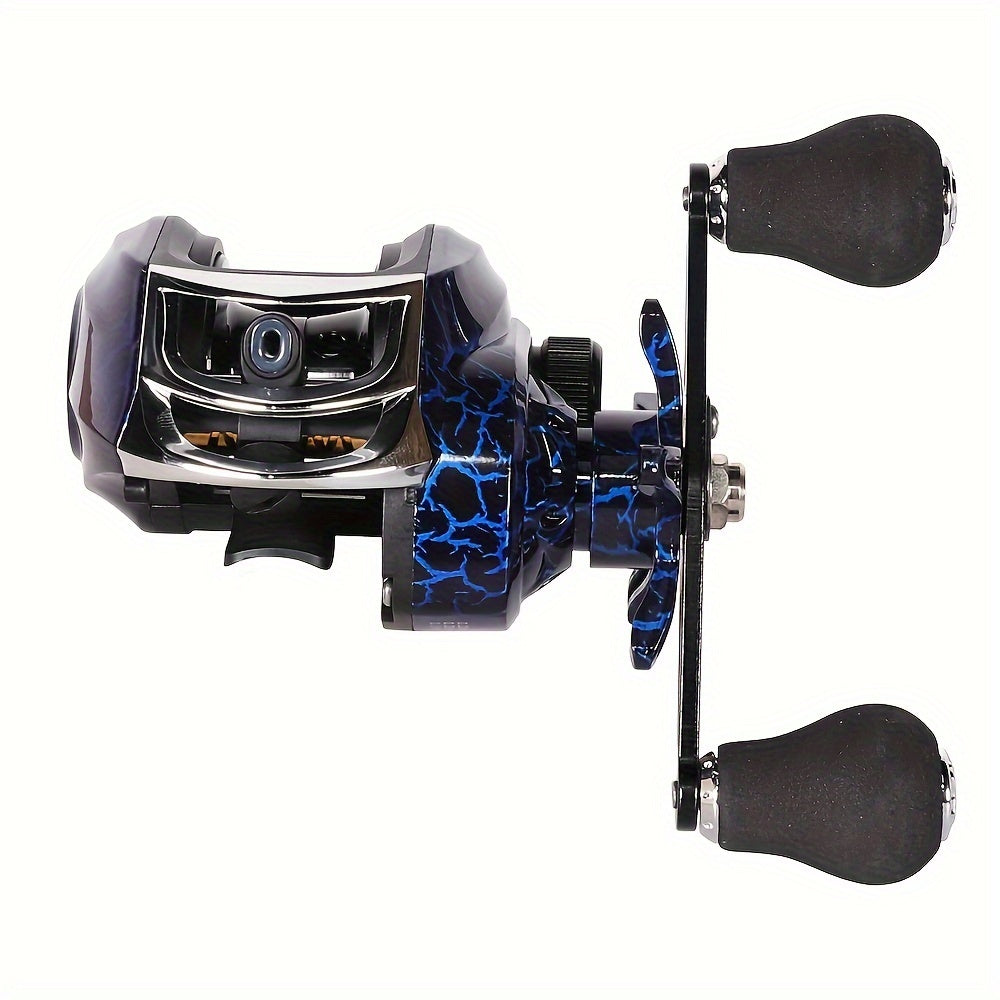 7.2:1 Ratio All Metal Fishing Reel Long Throw Max Drag 10KG