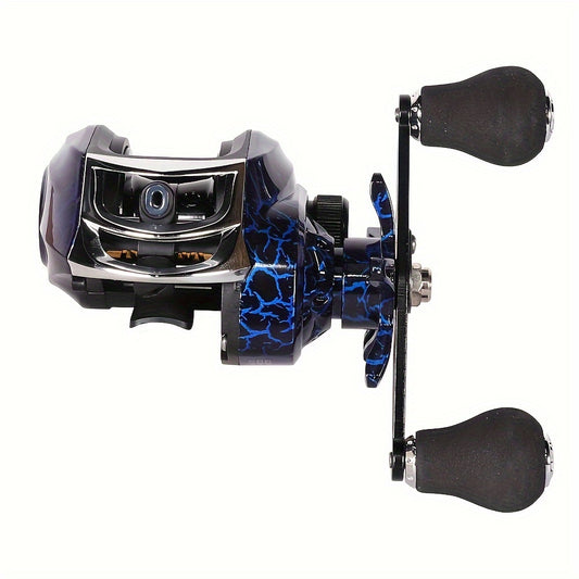 7.2:1 Ratio All Metal Fishing Reel Long Throw Max Drag 10KG