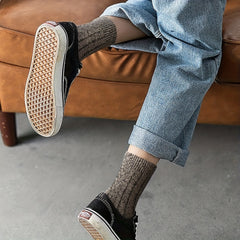Womens Winter Socks Warm Thick Wool Vintage Crew Socks