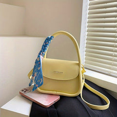 Small Crossbody Bag Women's Handbag With Silk Scarf