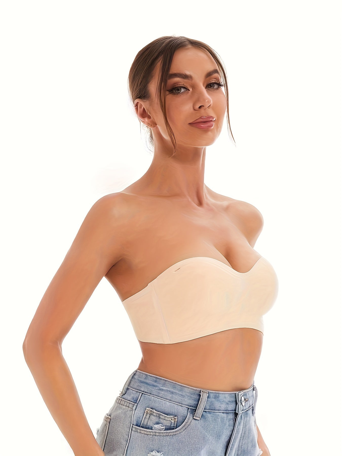 Seamless Wireless Push Up Bra Comfortable Breathable Women's Lingerie