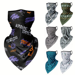 Hanging Ear Triangle Towel With Viscose Mesh Breathable Mask