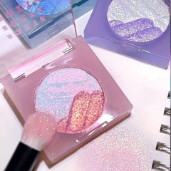 Shimmering Highlighting Eyeshadow Compact for Women