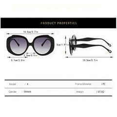 Men's Jelly Metal Sunglasses UV400 Vintage Eyewear