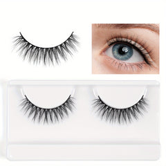 Fluffy Natural Cross False Eyelashes Soft Lashes