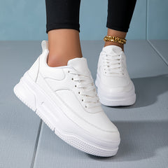 Women's Thick Bottom Skate Shoes Heightening Sneakers
