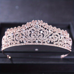 Crystal Wedding Tiara Bridal Silver Golden Bride Headband