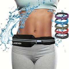 Sports Fitness Running Portable Belt With 2 Pockets Unisex Running Waist Bag