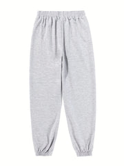 Two Hearts Graphic Sweatpants For Girls Workout Active Joggers Pants