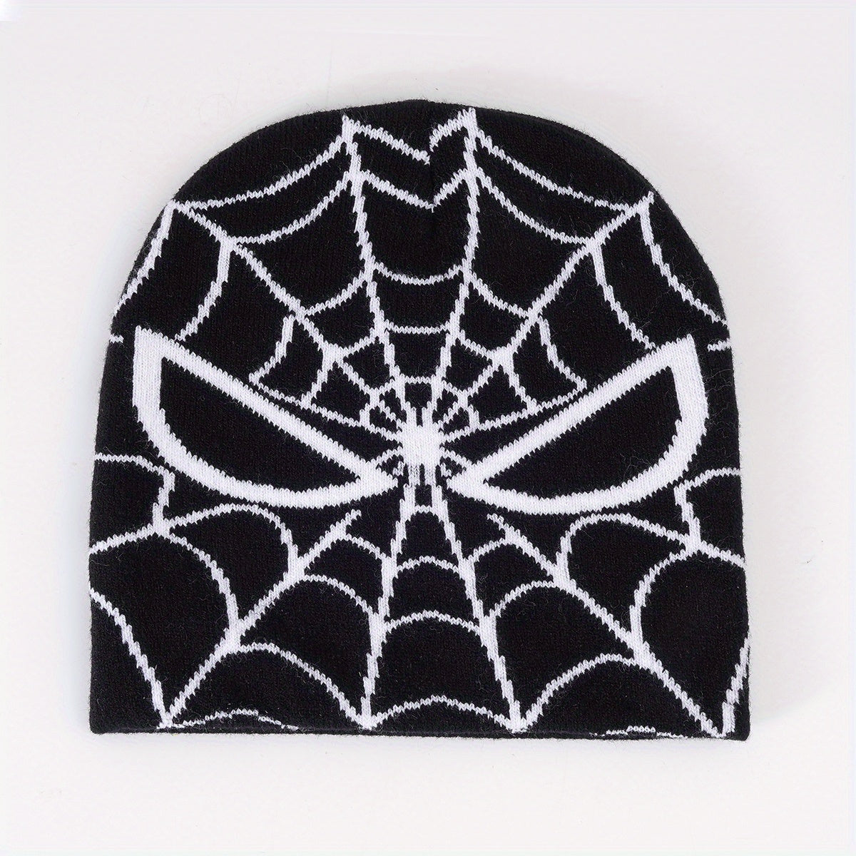 Spider Eye Jacquard Beanie Unisex Hip Hop Knit Hat