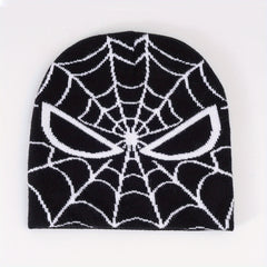 Spider Eye Jacquard Beanie Unisex Hip Hop Knit Hat