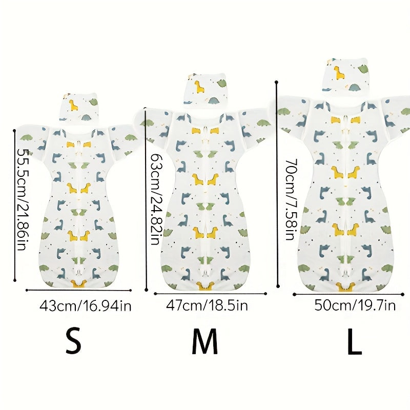 Ultra Soft Infant Sleeping Bag 0-6 Months with Bear Hat