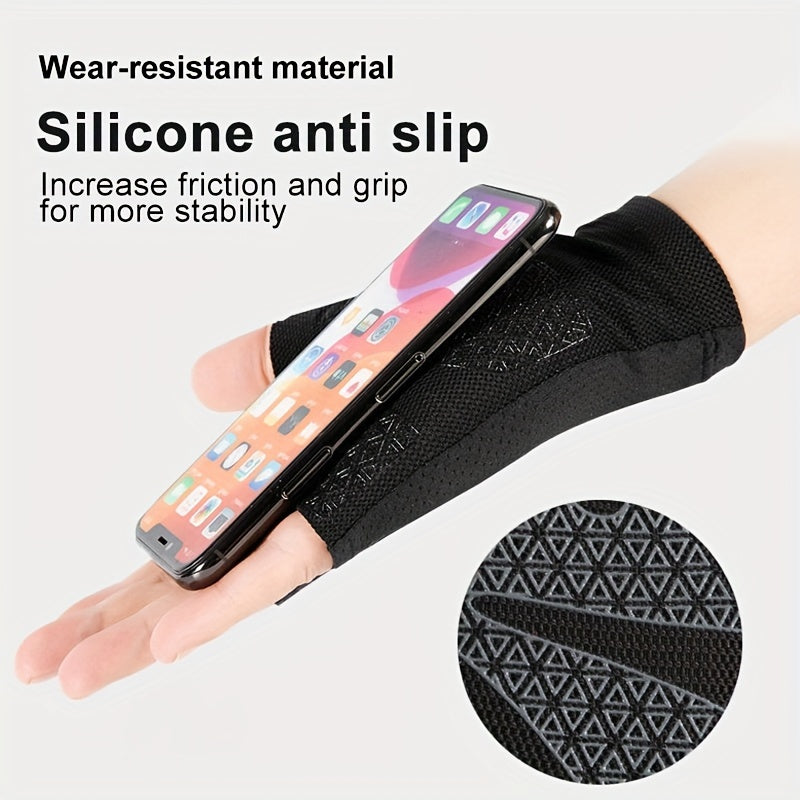 Half Finger Non Slip Sports Gloves - Breathable & Comfortable