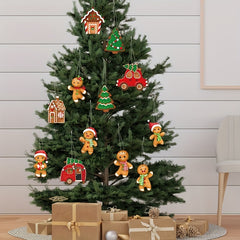 Gingerbread Man Pendant Christmas Tree Scene Decor